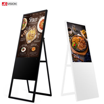 Przenośny 450cd/m2 43" Reklamowy LCD Digital Signage Oprogramowanie CMS