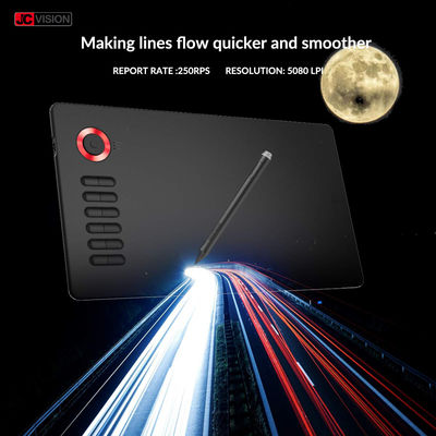 5080LPI Android 6.0 Tablet do rysowania graficznego z 12 kluczami ekspresowymi