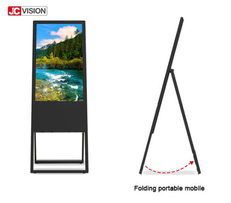 JCVision Przenośny 32 cale 43 cale Digital Signage Czytelny w świetle słonecznym