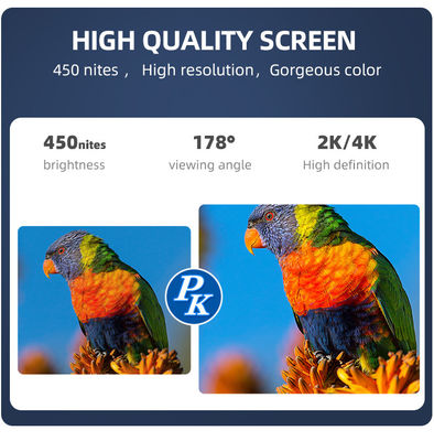 Ścienny 46-calowy monitor wideo LCD 4K, odtwarzacz reklam bezszwowy