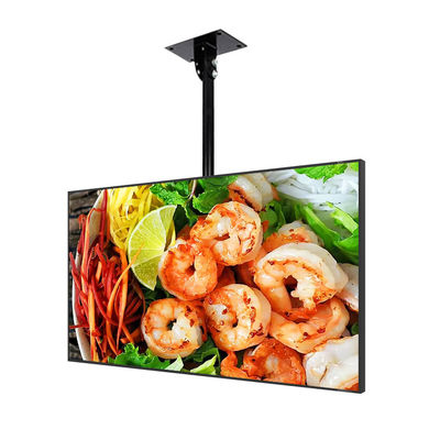 JCVISION Tablica menu HD Reklamowy wyświetlacz ścienny 55 cali Led Panel Sieć restauracja Digita wyświetlacz