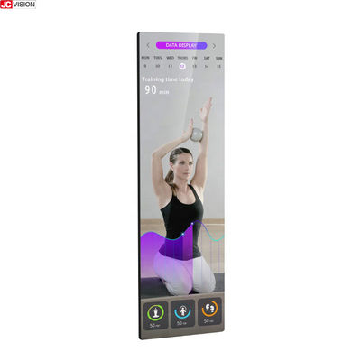 Inteligentne oprogramowanie Cyfrowe Lustro Fitness do Ciała Magiczny Ekran Dotykowy