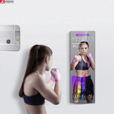 42-calowy podłogowy stojący magiczny lusterkowy wyświetlacz reklamowy lcd indoor player