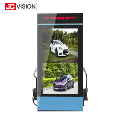 JCVISION LCD Reklamowy wyświetlacz Plakat sygnalizacji cyfrowej dla stacji ładowania EV