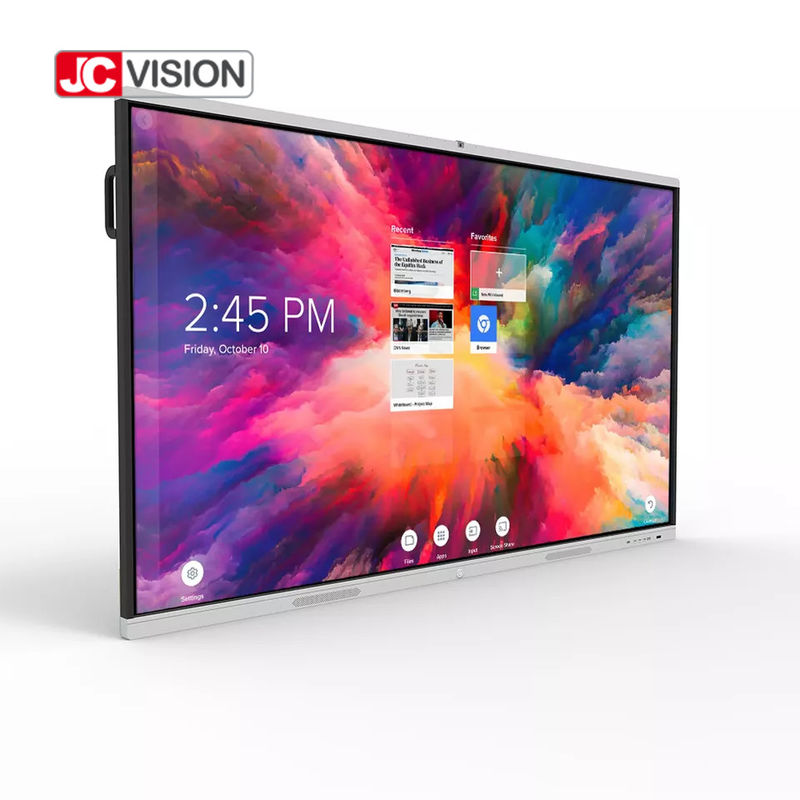 Inteligentna tablica interaktywna z ekranem dotykowym Silver Conference LCD / LED, Android 11.0, IR, 20 punktów dotyku