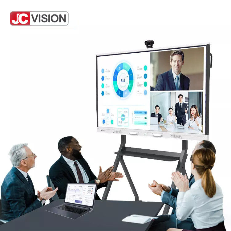 Interaktywna tablica interaktywna JCVISION 3840 × 2160 UHD 75 cali 4K 178 stopni kąta widzenia