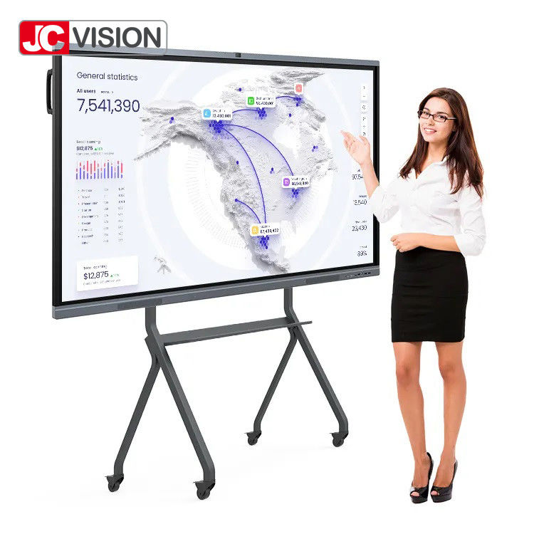 JCVISION Smart Board Interaktywny płaski panel Wielowymiarowe nauczanie wszystko w jednym rozwiązaniu