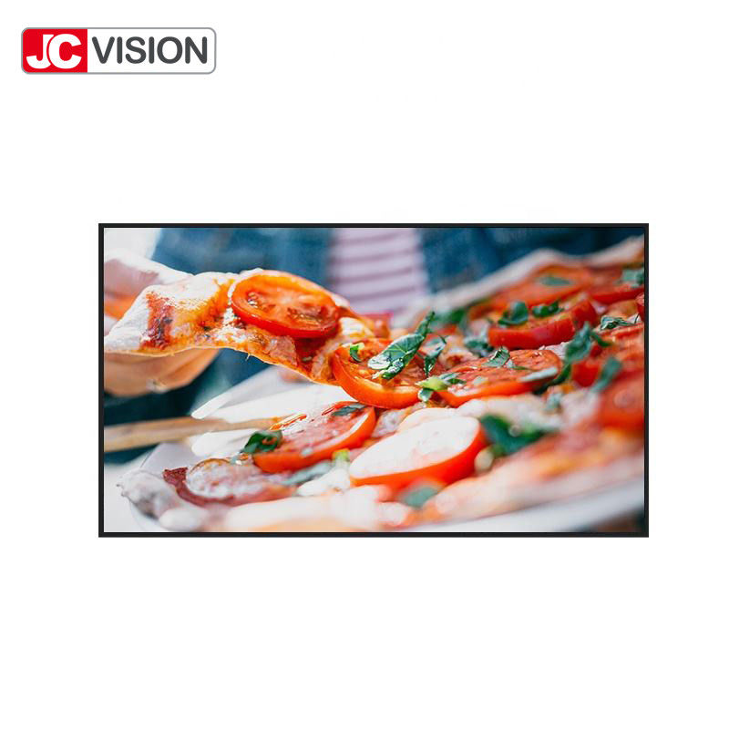43 / 55 cali Wąska ramka bezelowa LCD Reklamowy wyświetlacz cyfrowy tabliczki menu dla restauracji