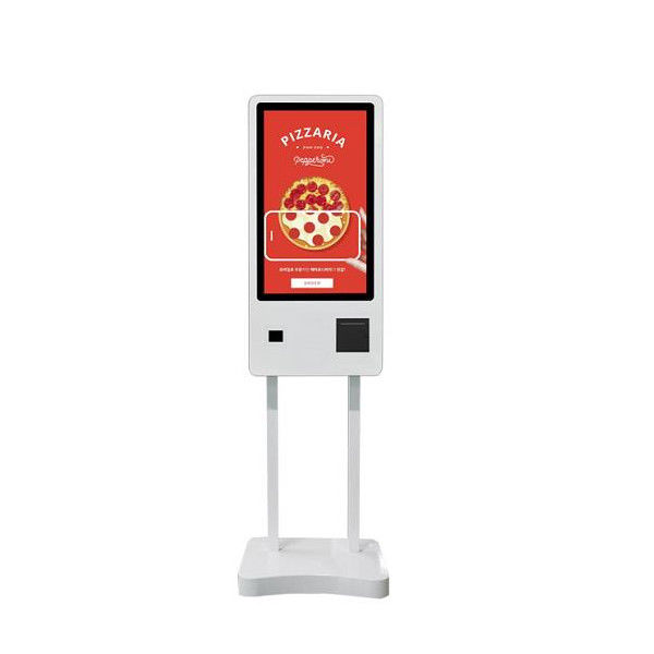 JCVISION 24-calowy kiosk samoobsługowy do płatności, ekran dotykowy, kąt widzenia 178°/178°, odpowiedni do środowiska 0°C–50°C