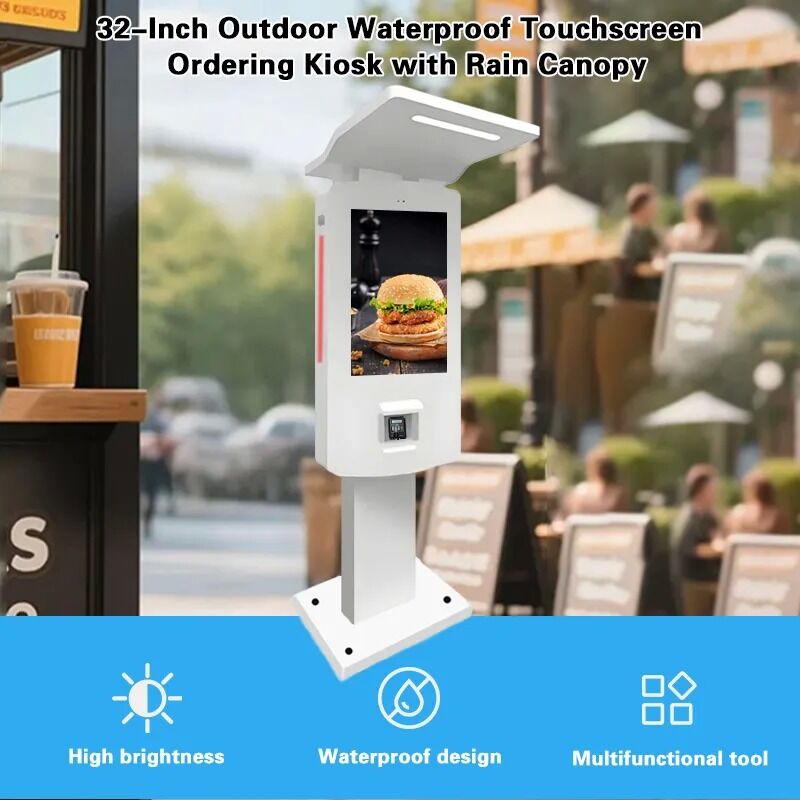 Nvidia Chipset 24" Outdoor Waterproof IP55 Kiosk płatności samoobsługowych Szybkie szczegóły zewnętrznego terminala płatniczego z ekranem dotykowym