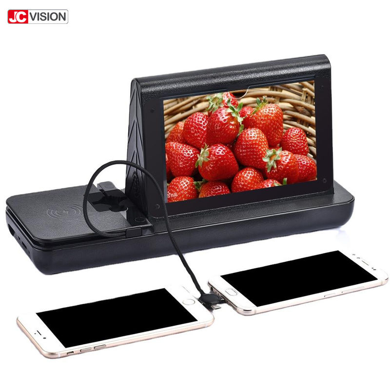 NFC 4G Bezprzewodowe Ładowanie Power Bank Menu, 7-calowy TFT Digital Signage w Sklepie