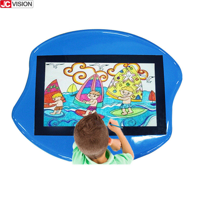 Android Internal Digital Signage Displays Kids Interactive 8ms Smart Touch Screen Table 43 Inch