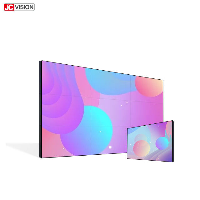 Super Cienkie 2x2 Monitor Video Wall, 4K LCD Wall Mount Shopping Mall Digital Signage