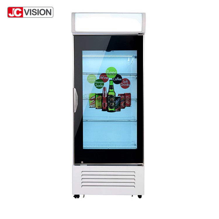 JCVISION 42-calowy wyciągany bar LCD wyświetlacz drzwi lodówki cyfrowy monitor reklamowy