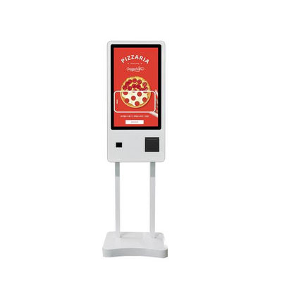 JCVISION 24-calowy kiosk samoobsługowy do płatności, ekran dotykowy, kąt widzenia 178°/178°, odpowiedni do środowiska 0°C–50°C