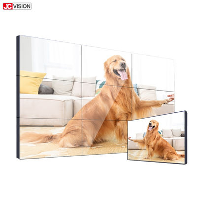 178° LCD Video Wall Display 4K HD 3x3 Video Wall Digital Signage 46