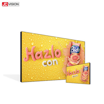 55-calowy wyświetlacz wideo LCD, bezramkowa ściana wideo 500 nitów do centrum biznesowego