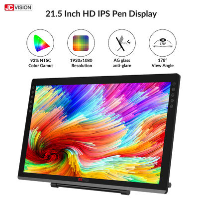 250 PPS Pełny Laminowany Piórkowy Tablet LCD 8192 Poziomów Nacisku Antyrefleksyjny 21,5 cala