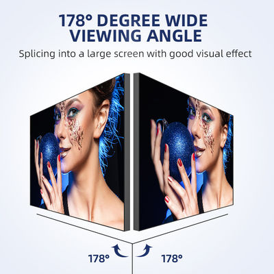 Ścienny 46-calowy monitor wideo LCD 4K, odtwarzacz reklam bezszwowy