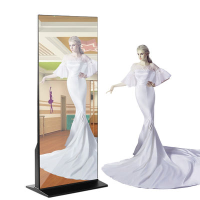43-calowe Smart Mirror Fitness Gym Reklama Inteligentny ekran dotykowy
