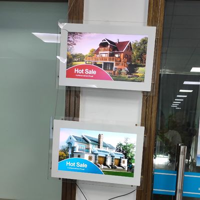 A3 Jednostronny ekran LCD Jcvision Light Boxes 7in Acrylic Aluminium